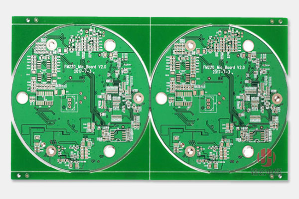 圆形PCB,双面喷锡线路板